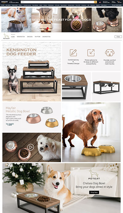 Amazon Storefront Templates-Peteat-Dogbowl